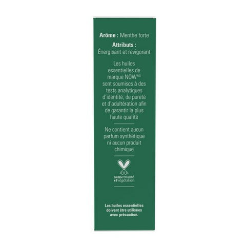 Now Foods, Organic Essential Roll-On, Peppermint 10 ml