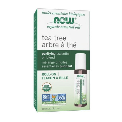 Now Foods, Organic Roll On, Tea Tree 10 ml
