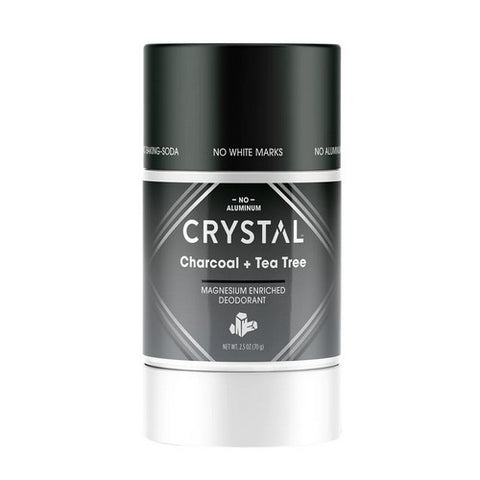 Crystal, Deodorant Magnesium Enriched, Charcoal & Tea Tree 2.5 Oz