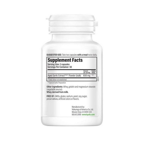 Kyolic, A.G.E Hi-Po Formula 100, YEAST FREE #100 , 100 CAP