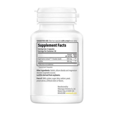Kyolic, A.G.E. with Lecithin Formula 104, WITH LECITHN, 100 CAP