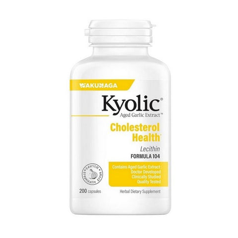 Kyolic, A.G.E. with Lecithin Formula 104, WITH LECITHN, 200 CAP