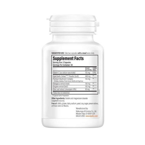 Kyolic, KYOLIC Aged Garlic Extract Immune formula 103, 100 Caps