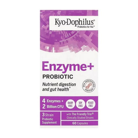 Kyolic, Kyo-Dophilus, WITH ENZYMES, 60 CAP