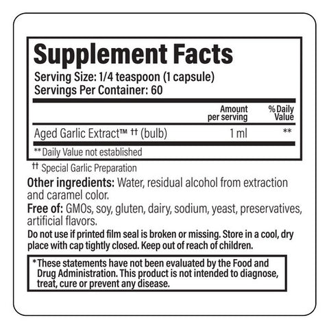 Kyolic, Kyolic Liquid Aged Garlic Extract, 4 Oz