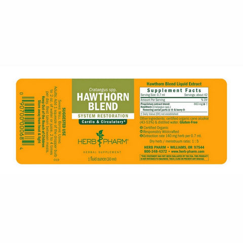 Herb Pharm, Hawthorn Blend, 1 oz (29.6 ml)