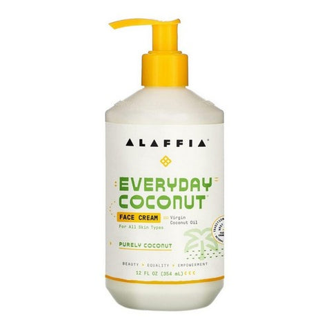 Alaffia, Everyday Coconut Face Cream, 12 Oz