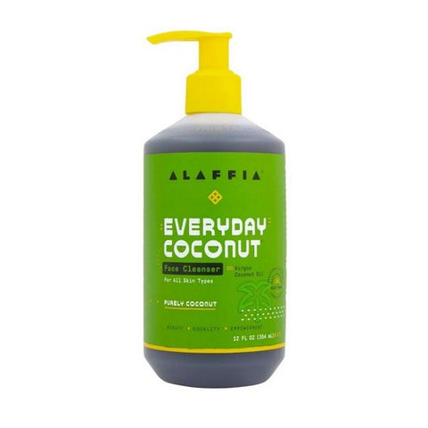 Alaffia, Everyday Coconut Face Cleanser, 12 Oz