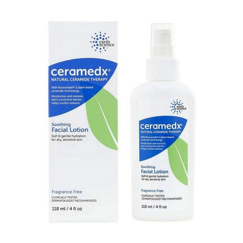 Ceramedx, Soothing Facial Lotion Fragrance Free, 4 Oz