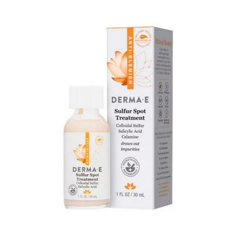 Derma e, Sulfur Spot Treatment, 1 Oz