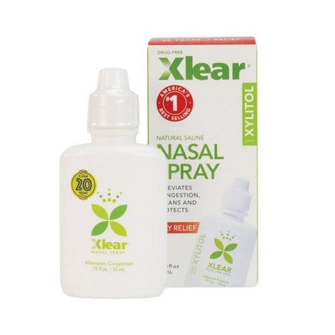Xlear Inc, Nasal Spray Natural Saline With Xylitol, Spr Spray, 0.75 Oz