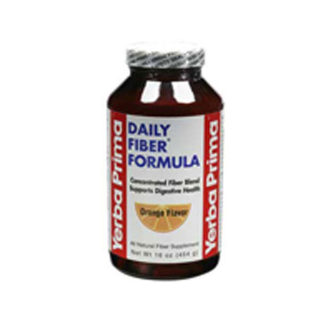 Yerba Prima, Daily Fiber Formula, Orange Powder 16 Oz