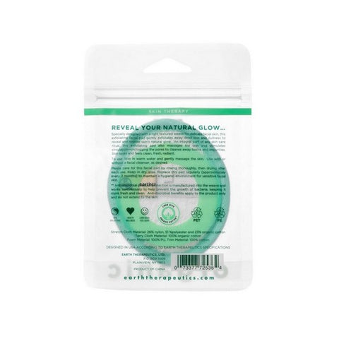 Earth Therapeutics, Organic Cotton Exfoliating Facial Pad, 1 Unit