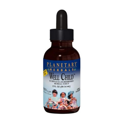 Planetary Herbals, Well Child Echinacea-Elderberry Syrup, 2 Fl Oz
