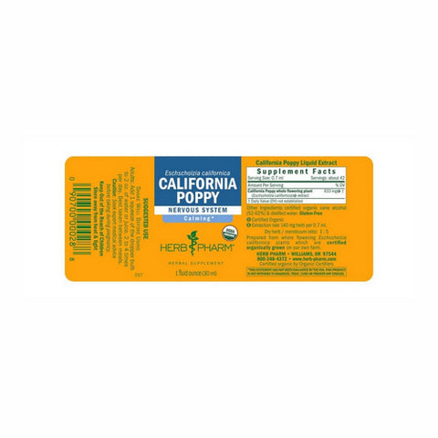 Herb Pharm, California Poppy Extract, 1 Oz