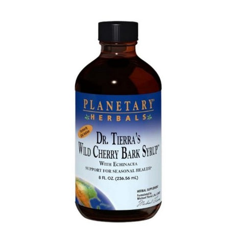 Planetary Herbals, Dr.Tierra's Wild Cherry Bark Syrup, 8 Oz