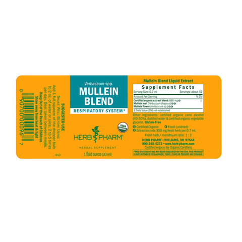 Herb Pharm, Mullein Blend, 1 Oz