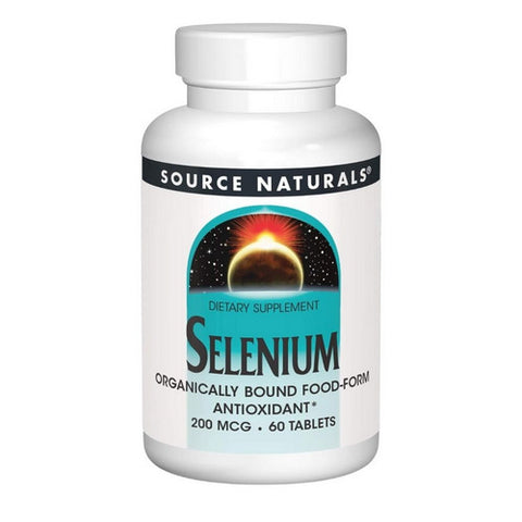 Source Naturals, Selenium, 200 Mcg, 60 Tabs