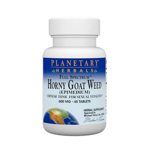 Planetary Herbals, Full Spectrum Horny Goat Weed, 45 Tabs