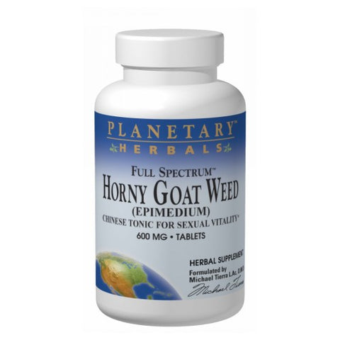 Planetary Herbals, Full Spectrum Horny Goat Weed, 90 Tabs