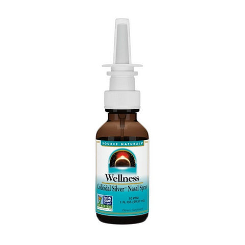 Source Naturals, Wellness Colloidal Silver Nasal Spray, 10 ppm, 1 Fl Oz