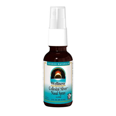 Source Naturals, Wellness Colloidal Silver Nasal Spray, 10 ppm, 2 Fl Oz