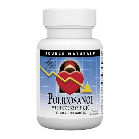 Source Naturals, Policosanol, w/CoQ10 30 Tabs