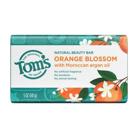 Tom's Of Maine, Natural Beauty Bar Soap Orange Blossom, 5 Oz (Case of 3)