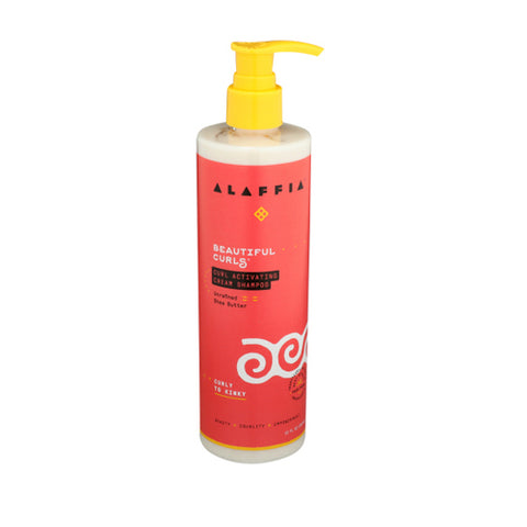 Alaffia, Curl Activating Cream Shampoo, 12 Oz