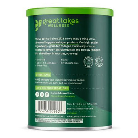 Great Lakes Gelatin, Collagen Hydrolysate Mixed berry, 10 Oz