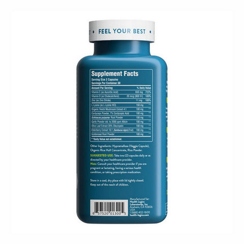 Health Logics, Immune Boost, 60 Caps