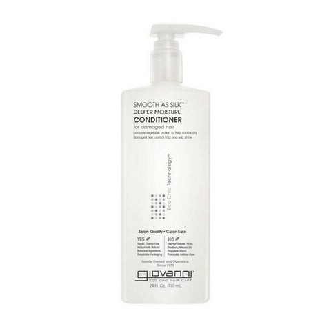 Giovanni Cosmetics, Smooth As Silk Deeper Moisture Conditioner, 24 Fl Oz