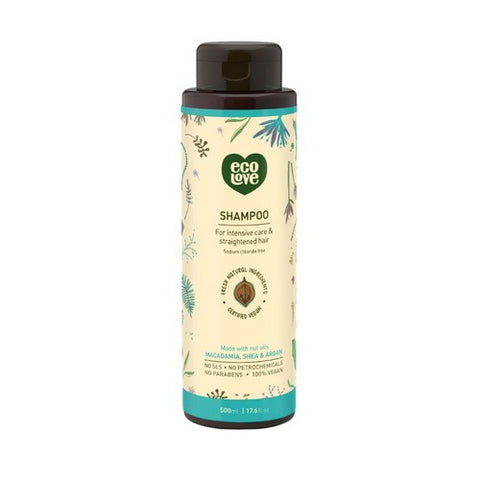 Eco Love, Shampoo for Intensive Care and Straightened Hair, 1 17.6 Oz