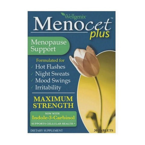 Wellgenix Health, Menocet Plus Menopause Support, 30 Tabs