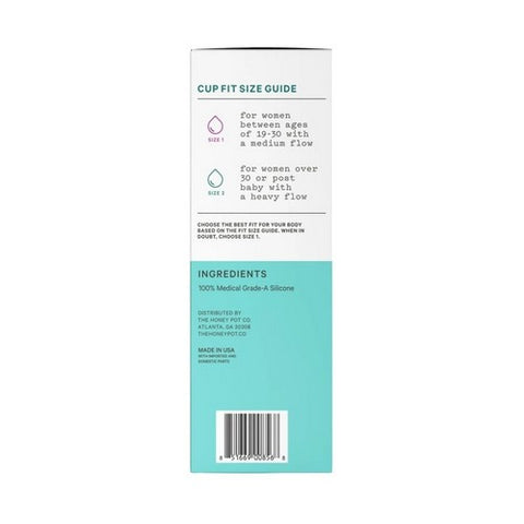 The Honey Pot, Menstrual Cup Size 2, 1 Each