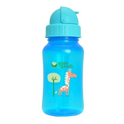 Green Sprouts, Aqua Bottle With Straw Cup, 1 Count