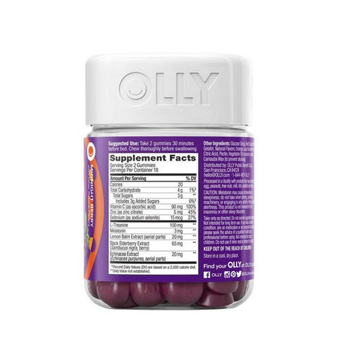 Olly, Immunity Sleep, Elderberry 36 Gummies
