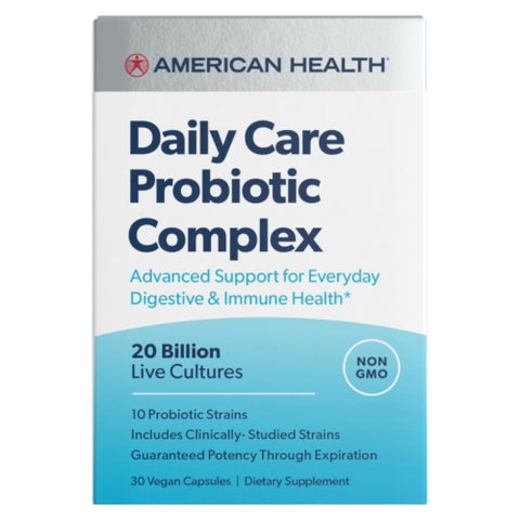 American Health, Daily Care Probiotic Complex, 30 Caps