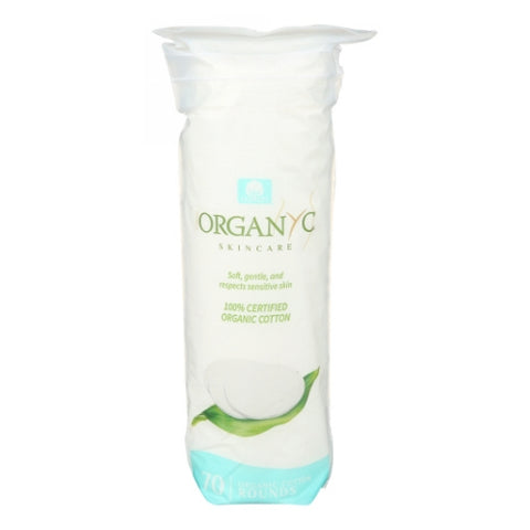 Organyc, Cotton Round, 70 Count