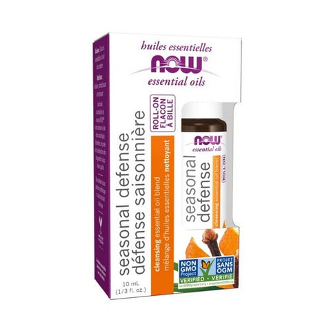 Now Foods, Seasonal Defense Roll-On Cleansing Essential Oil Blend, 10 ml