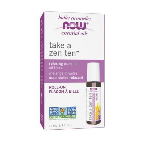 Now Foods, Essential Oils Take A Zen Ten Roll-on, 10 ml