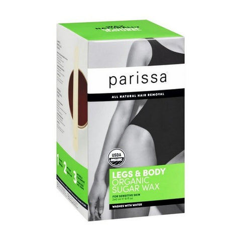 Parissa, Organic Sugar Wax Legs & Body, 8 Oz
