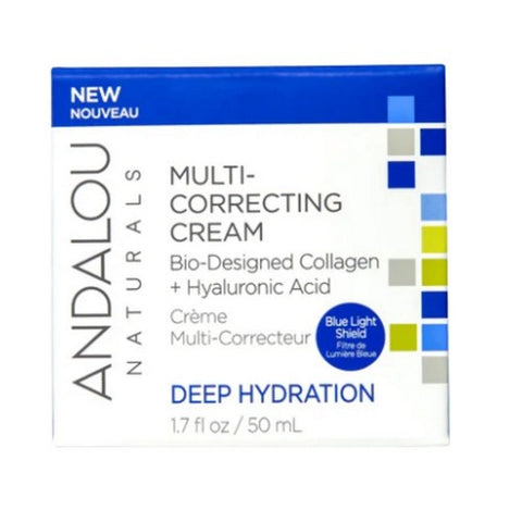 Andalou Naturals, Deep Hydration Correction Gel Cream, 1.7 Oz
