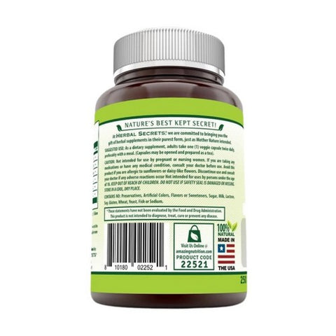 Amazing Nutrition, Herbal Secrets Echinacea & Goldenseal Root, 450 mg, 250 VegCaps