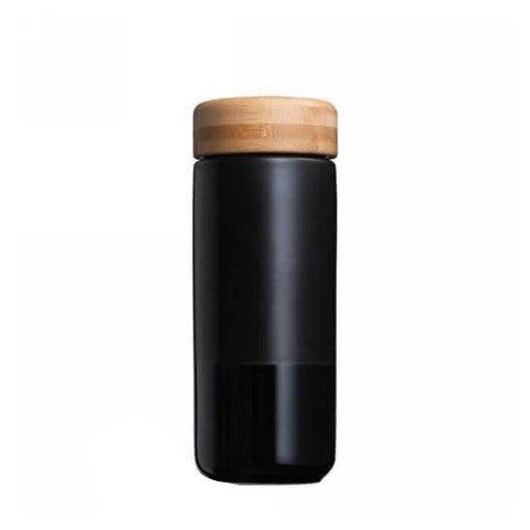 Soma, Insulated Ceramic Mug Black, 12 Oz