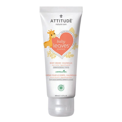 Attitude, Baby Leaves Calendula Cream Pear Nectar, 6.7 Oz