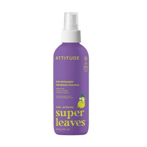 Attitude, Little Leaves Hair Detangler Vanilla & Pear, 8.1 Oz