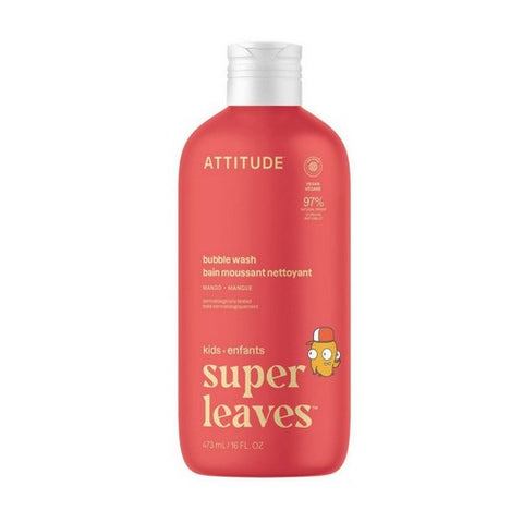 Attitude, Little Leaves Bubble Bath Mango, 16 Oz
