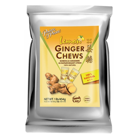 Prince Of Peace, Ginger Chews Lemon Bulk, 1 lb