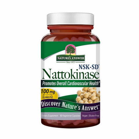 Nature's Answer, Nattokinase, 100 mg, 2000FU 60 Caps